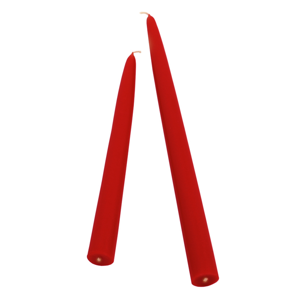 Root 7968 Taper Candle, 7/8 in Dia x 9 in L Dimensions, 1 hr, Red - 2