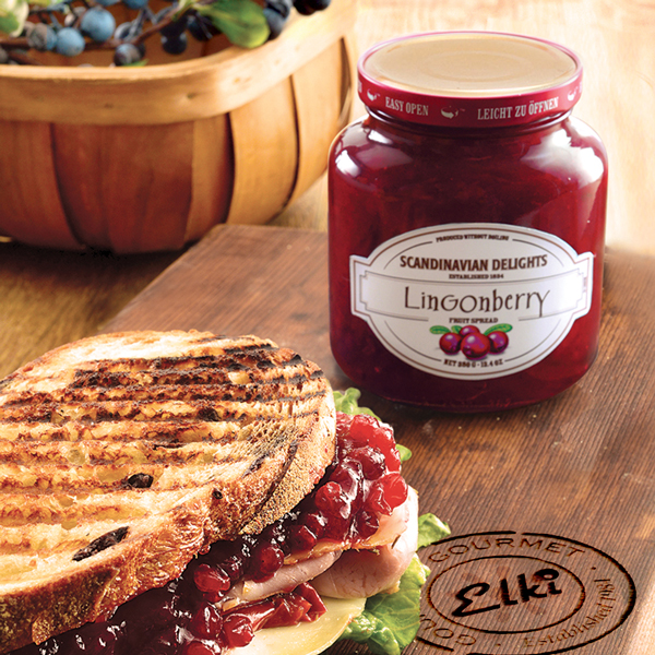 Scandinavian Delight 24E Gourmet Food, Sauce, Lingonberry, 14 oz, Jar - 4