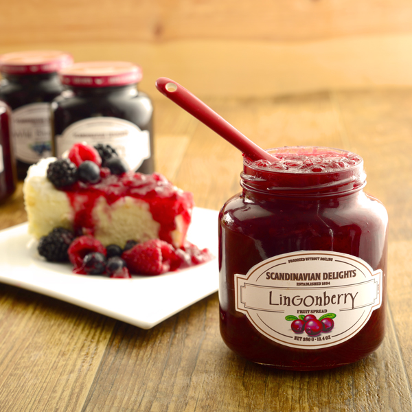 Scandinavian Delight 24E Gourmet Food, Sauce, Lingonberry, 14 oz, Jar - 5