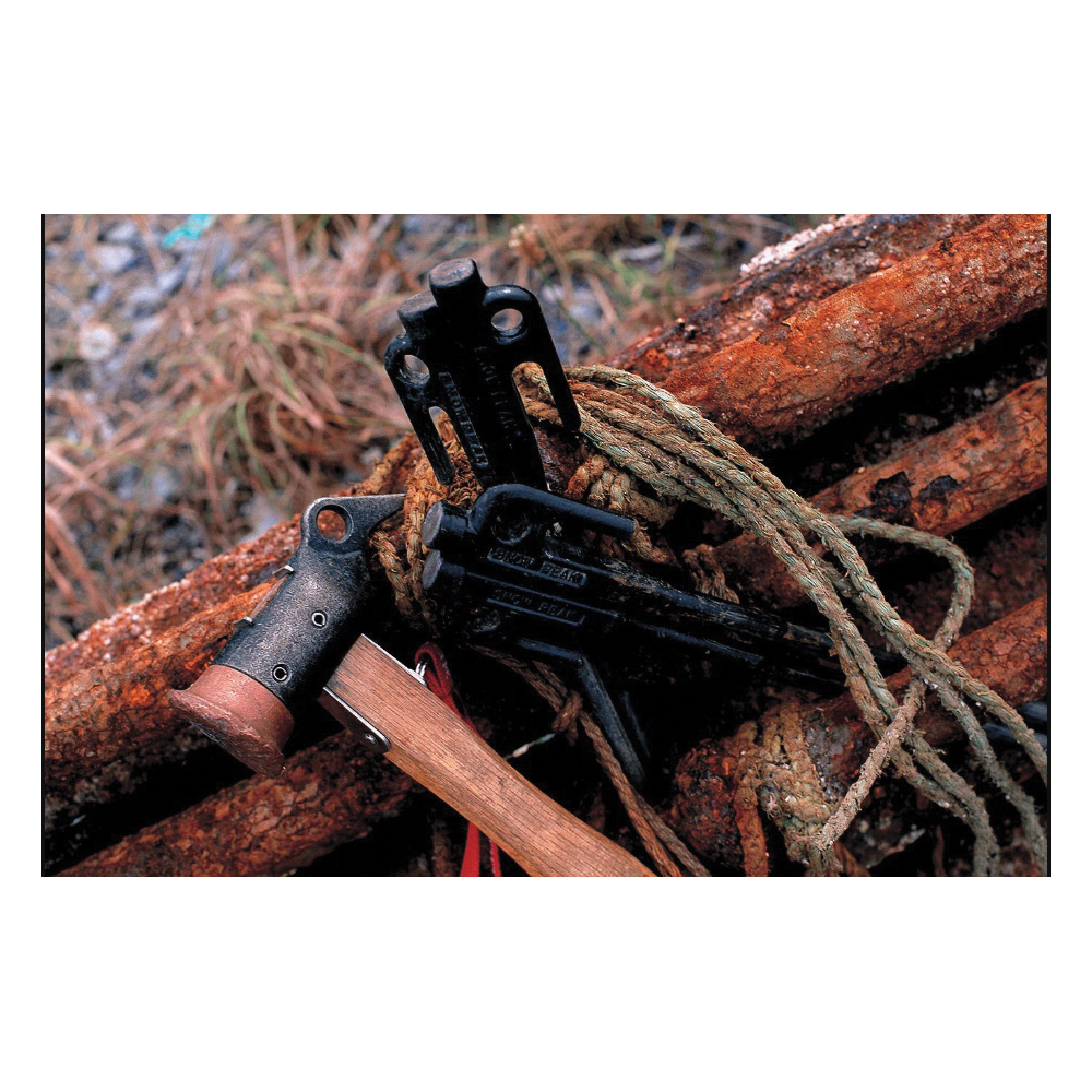 Snow Peak R-102 Solid Stake, Black, 200 mm Dia x 8 in L Dimensions, Steel, Electro-Coated - 2