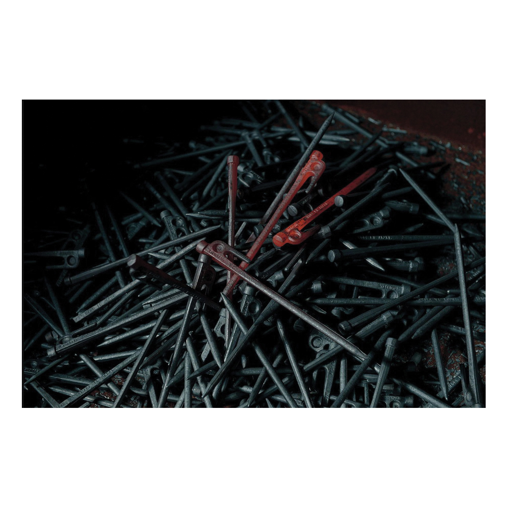 Snow Peak R-103 Solid Stake, Black, 300 mm Dia x 12 in L Dimensions, Steel, Electro-Coated - 4