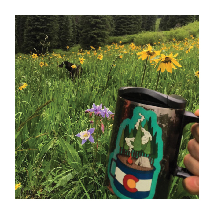 Sticker Art CampCupColo Art Sticker, Camp Cup Colorado - 4