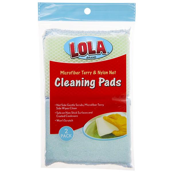 Lola 463-1 Sponge Pad, Nylon/Polyester Abrasive, 5 in L, 3-1/2 in W - 2