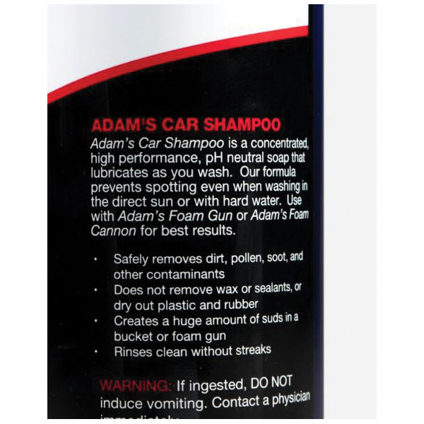 Adam's Polishes WS-CWS2-16 Car Wash Shampoo, 16 oz, Liquid, Fruity - 5