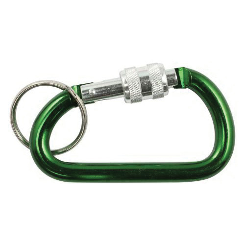 Bison 13LOCK Key Chain, 2-3/8 in OAL, 1-1/4 in Dia Ring, Aluminum/Steel, Anodized - 3
