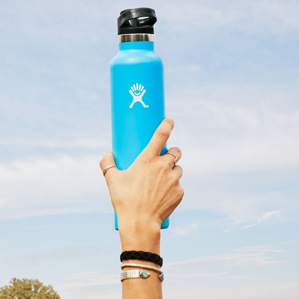Hydro Flask SMSC Sport Cap, Insulated, Black, For: Hydro Flask 12 oz, 18 oz, 21 oz and 24 oz Standard Mouth Flasks - 3