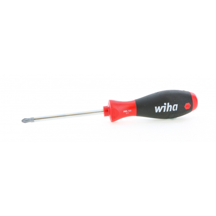 Wiha 31115 Softfinish Screwdriver, #2 Drive, Phillips Drive, 8.6 in OAL, 3.9 in L Shank, Cushion-Grip Handle - 4