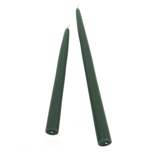 Root 7969 Taper Candle, 7/8 in Dia x 9 in L Dimensions, 1 hr, Dark Green - 2