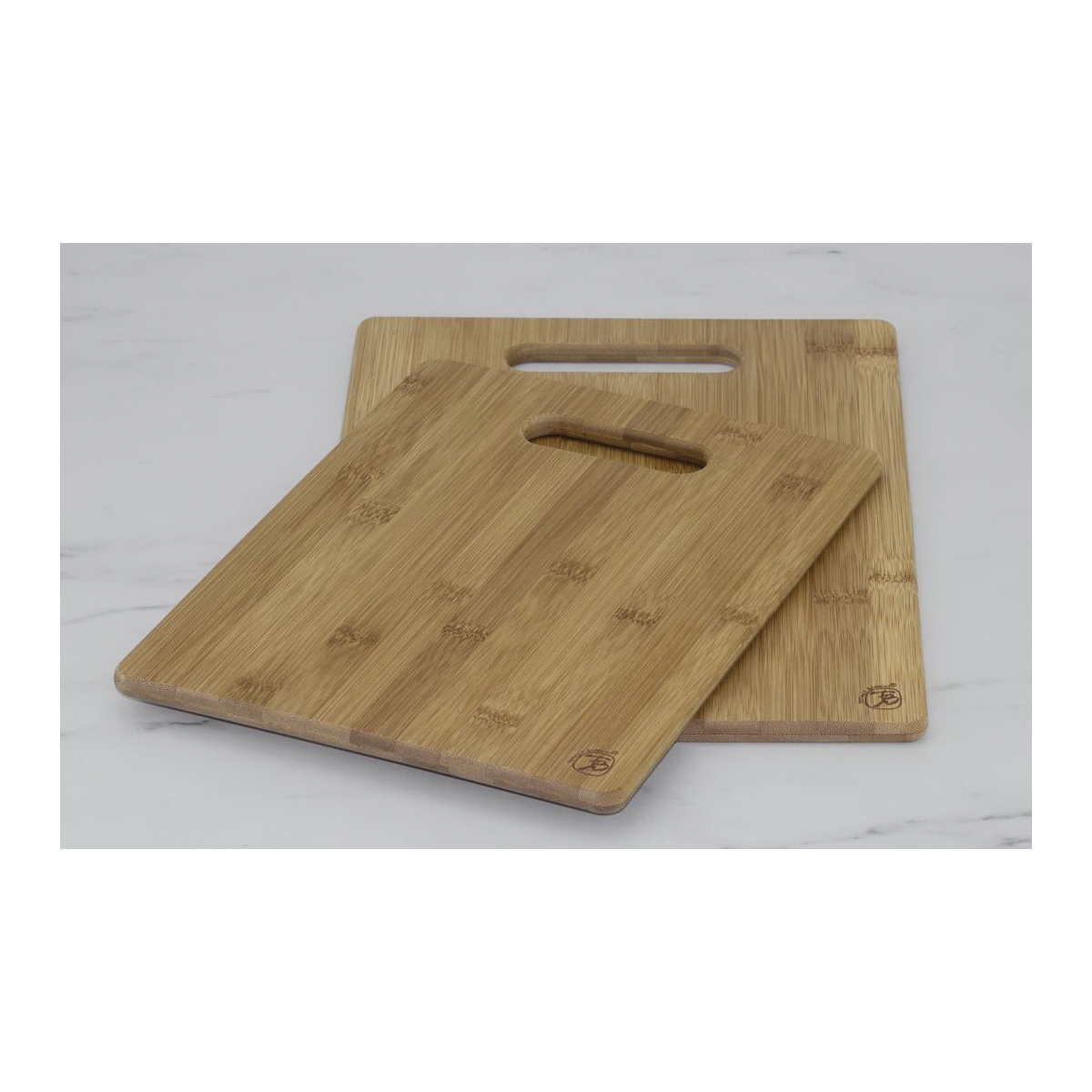 Totally Bamboo 20-2038 Cutting Board Set, 3/8 in Thick, Moso Bamboo, Brown - 2