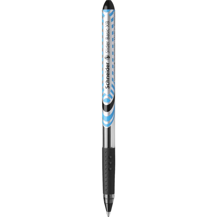 Schneider Electric Slider Basic 151208 Ballpoint Pen, Conical Tip, Violet Ink, Rubberized Grip - 2