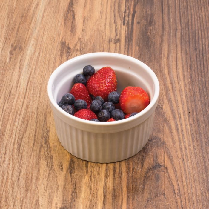 HIC 98009 Souffle Dish, 14 oz Capacity, Porcelain, White - 4