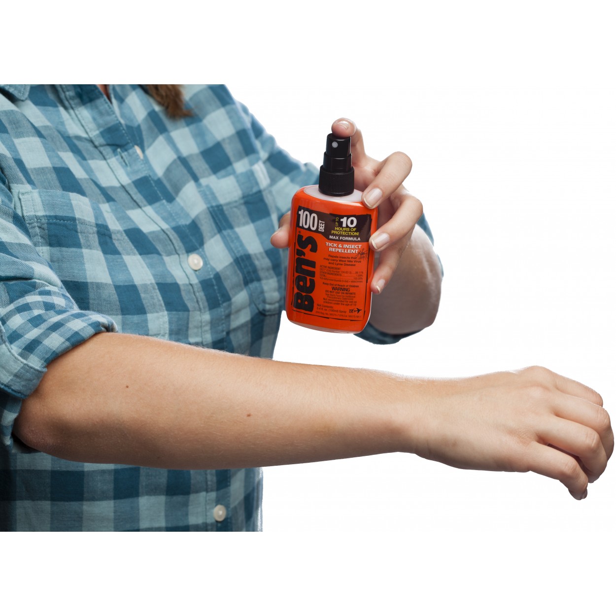 Ben's 0006-7080 Tick and Insect Repellent, Liquid, Insecticidal, 3.4 oz - 2