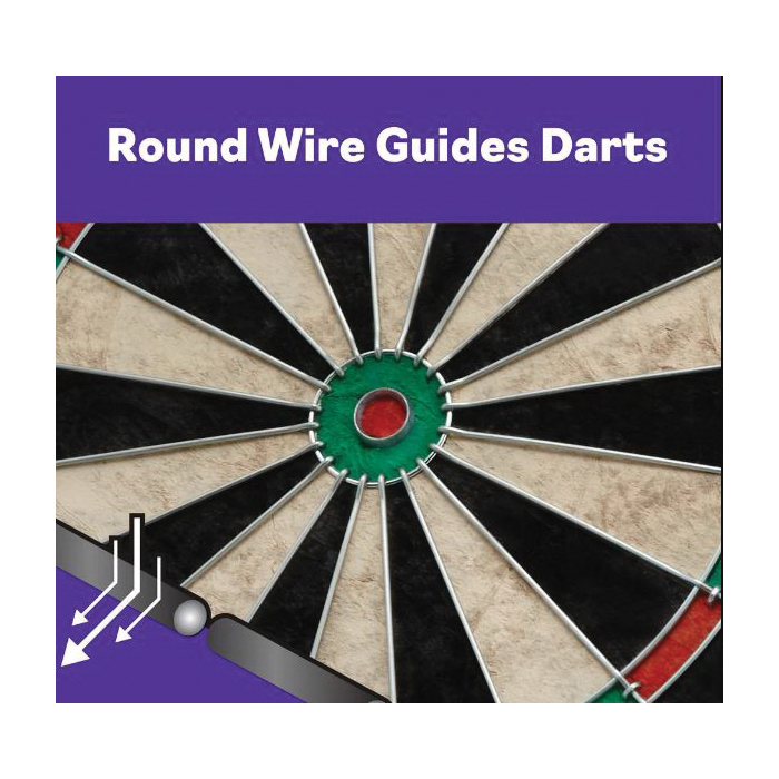 Viper 42-6002 Shot King Sisal Dartboard, Movable Ring Number, Fiber - 4