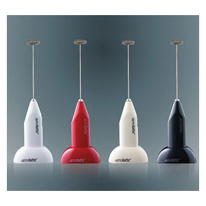 aerolatte 045RD Milk Frother, ABS/Plastic/Stainless Steel, Red, Aluminum - 1