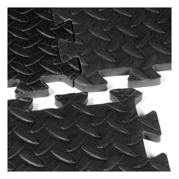 Wilmar W88989 Anti-Fatigue Mat, 2 ft L, 2 ft W, Ethylene Vinyl Acetate Rug - 2