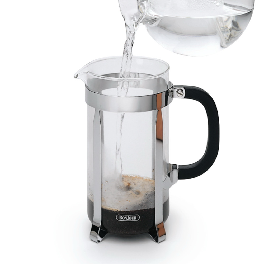 BonJour 53336 Monet French Press, 33.8 oz Capacity, Glass/Stainless Steel - 3