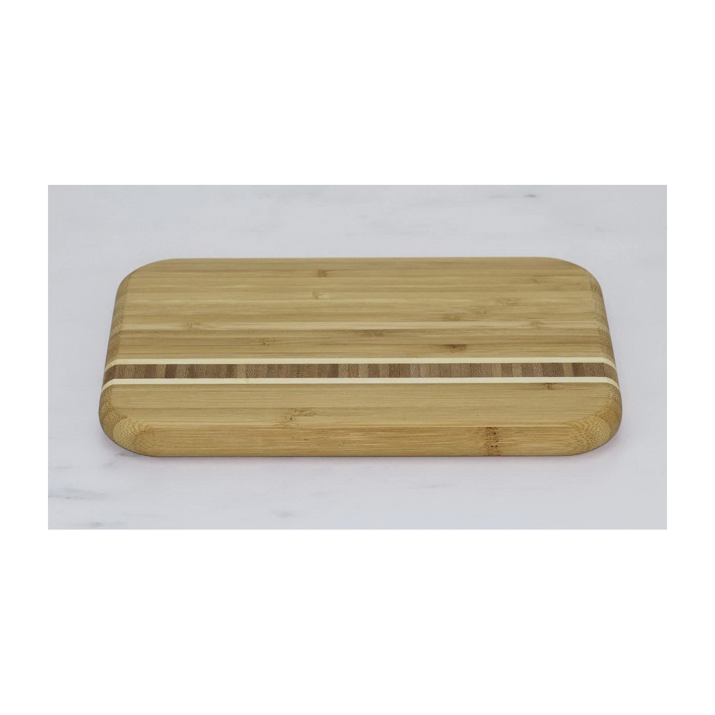 Totally Bamboo Caribbean Series 20-1810 Barbados Cutting Board, 9 in L, 6-1/2 in W, 5/8 in Thick, Bamboo - 2