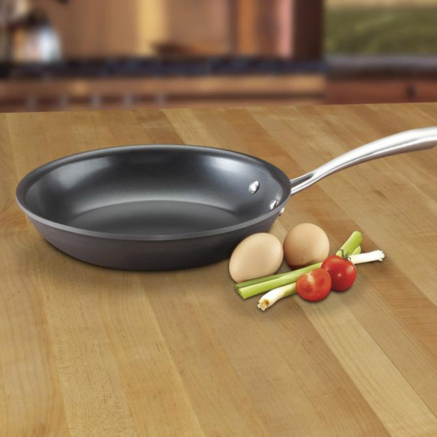 Cuisinart GreenGourmet Series GG22-24 Hard Anodized Skillet, 10 in Dia, Ceramic, Black, Non-Stick: Yes - 2