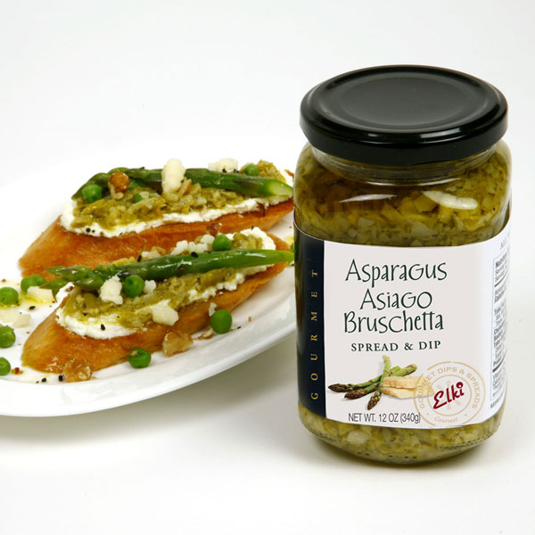 Elki 93E Bruschetta, Asparagus Flavor, 12 oz Jar - 3