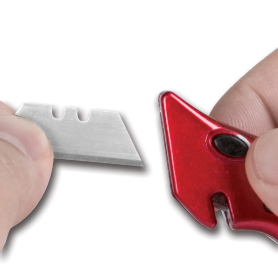 Performance Tool W2610 Mini Utility Knife, Metal Alloy Blade, Ergonomic Handle - 4