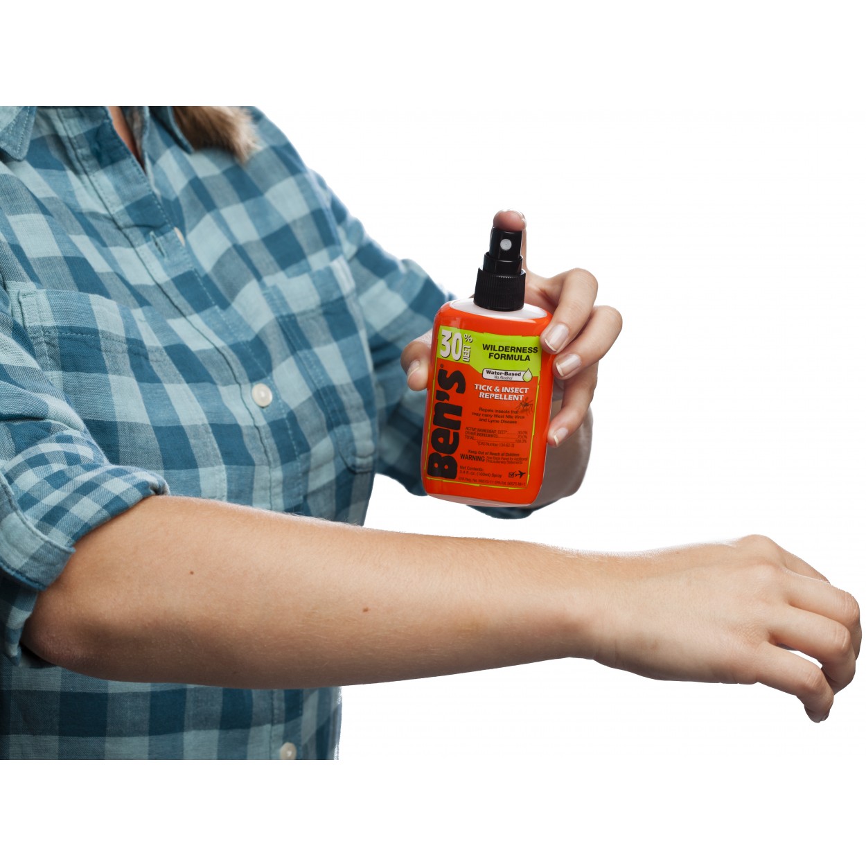 Ben's 0006-7187 Tick and Insect Repellent, Liquid, Insecticidal, 3.4 oz Bottle - 2
