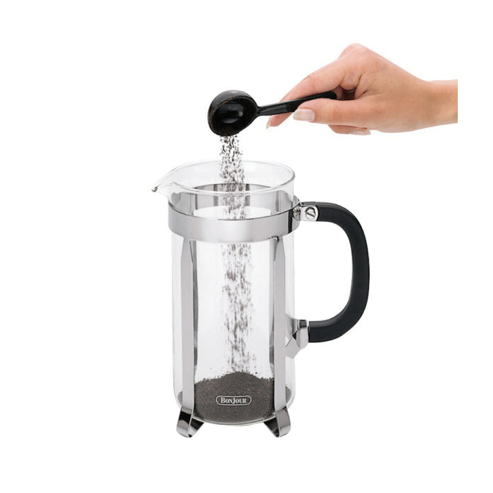 BonJour 53333 Monet French Press, 12.7 oz Capacity, Glass/Stainless Steel - 2