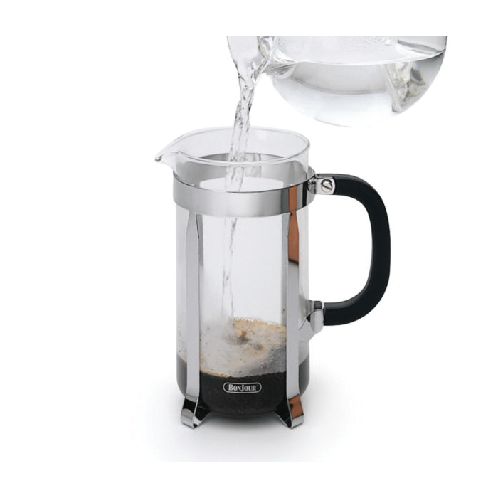 BonJour 53333 Monet French Press, 12.7 oz Capacity, Glass/Stainless Steel - 3