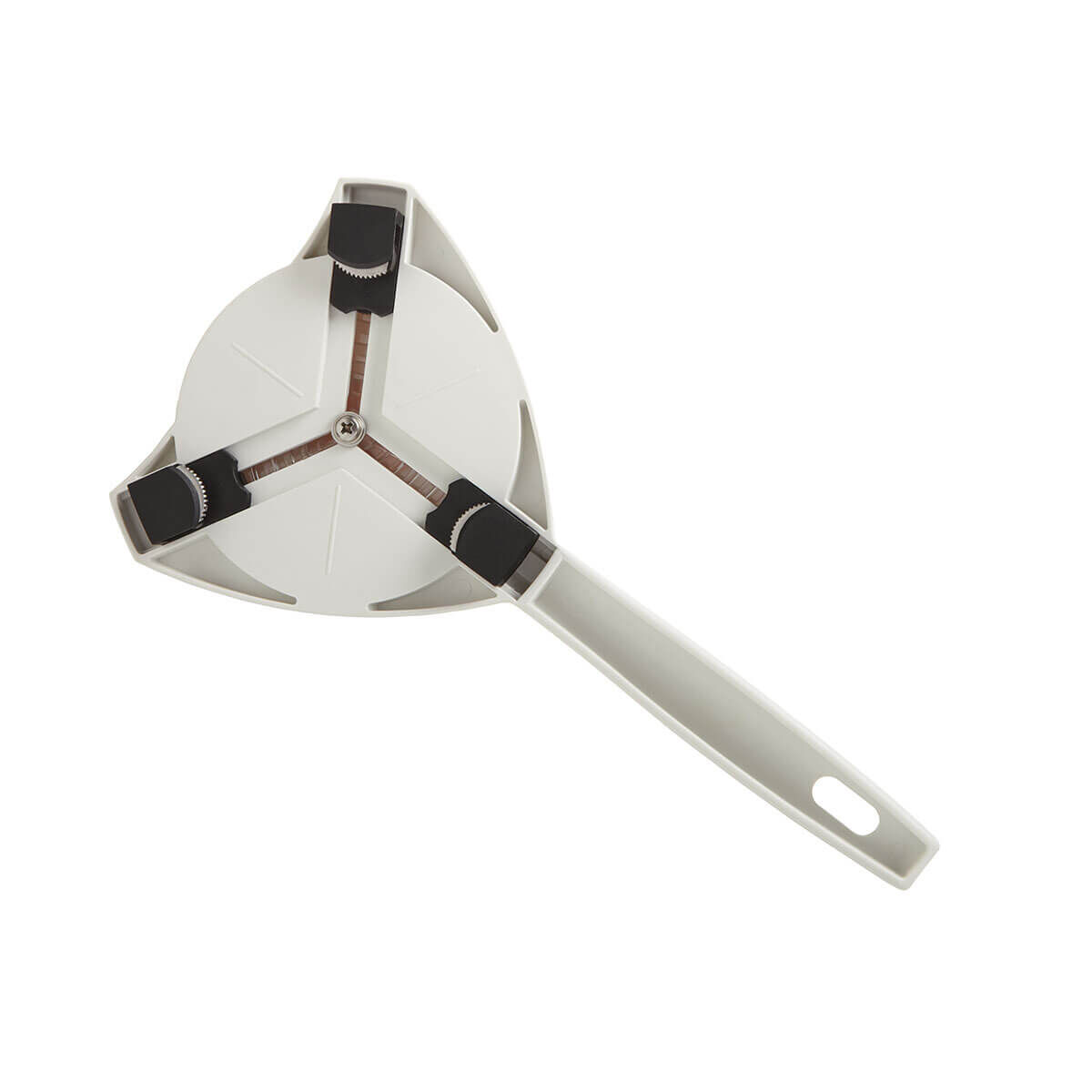 Kuhn Rikon 2560 Gripper Jar Opener, Plastic/Steel, White, 10 in OAL - 2