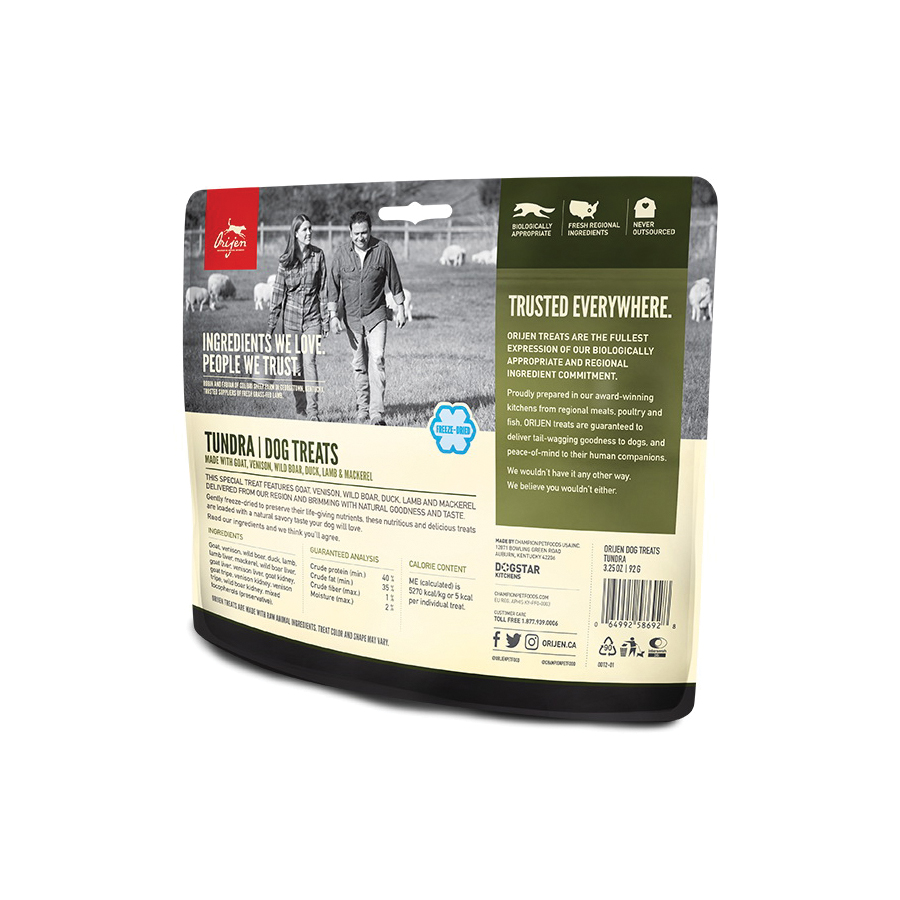 Orijen NAN-177 Tundra Dog Treat, Dry, 1.5 oz - 2