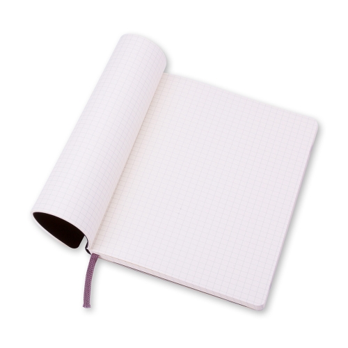 Moleskine 9788883707247 Classic Notebook, Squared Sheet, 7-1/2 x 9-3/4 in Sheet, 192-Sheet, Ivory Sheet - 4
