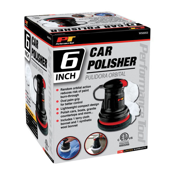 Performance Tool W50053 Orbital Buffer/Polisher, 3500 rpm Speed - 2