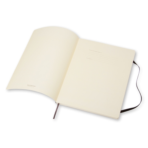 Moleskine 9788883707261 Classic Notebook, Plain Sheet, 7-1/2 x 9-3/4 in Sheet, 192-Sheet, Ivory Sheet - 2