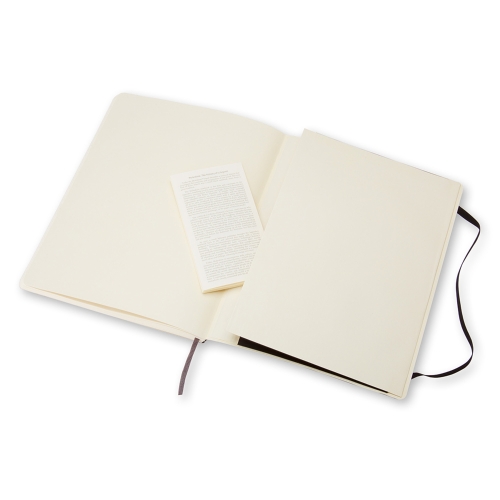 Moleskine 9788883707261 Classic Notebook, Plain Sheet, 7-1/2 x 9-3/4 in Sheet, 192-Sheet, Ivory Sheet - 3