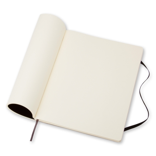 Moleskine 9788883707261 Classic Notebook, Plain Sheet, 7-1/2 x 9-3/4 in Sheet, 192-Sheet, Ivory Sheet - 4