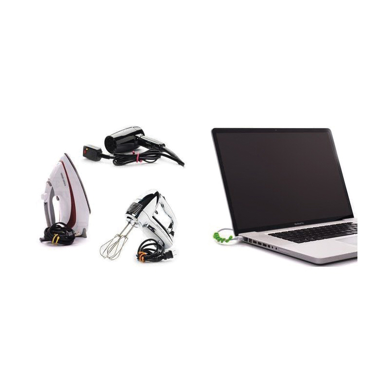 Gear Tie GTPP6-01-R8 Pro Pack, 6 in L, Rubber, Black - 3