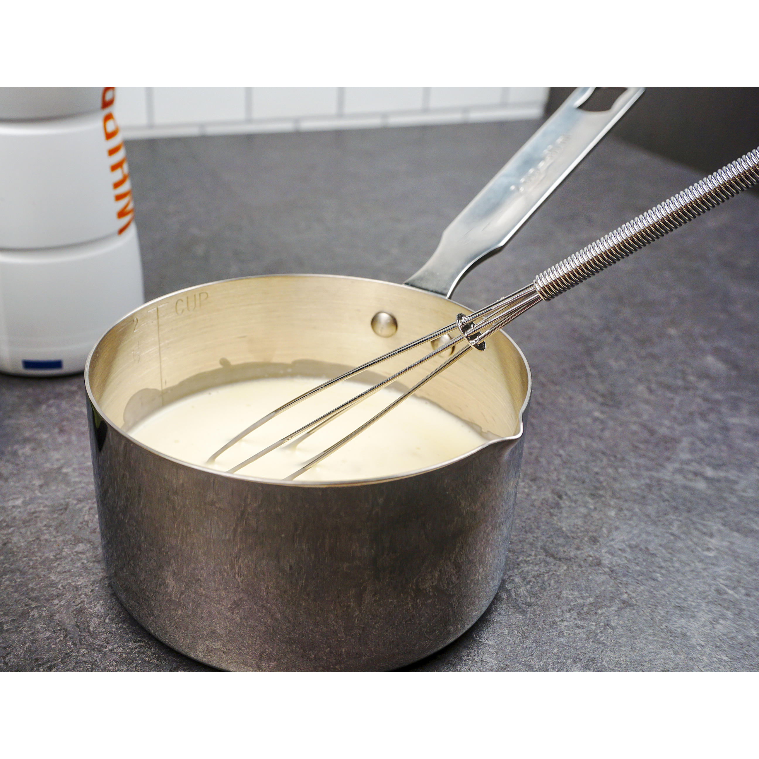 Endurance MEA-200 Measuring Pan, 2 Cup, Stainless Steel - 2
