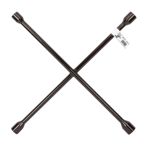 Performance Tool W1 Lug Wrench, Four-Way Socket, 3/4 in, 13/16 in, 7/8 in, 19 mm Socket, 20 in L, Steel - 2