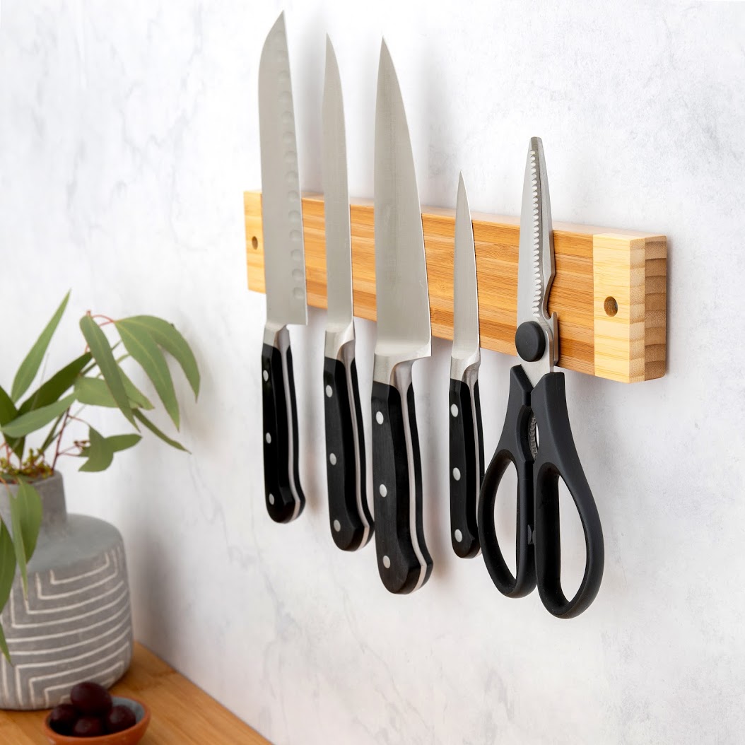 Better Houseware 2404/12 Magnetic Knife Bar, Bamboo - 2