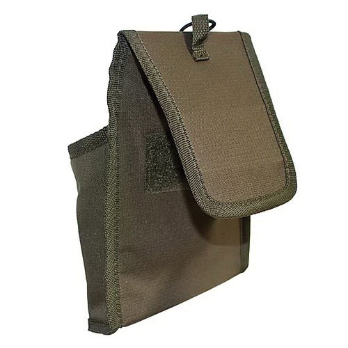 Bucket Boss FlapFit Series 54160 Fastener Pouch, 3-Pocket, Polyester, Brown/Green, 8-1/2 in W, 9-1/2 in H, 7-1/4 in D - 3