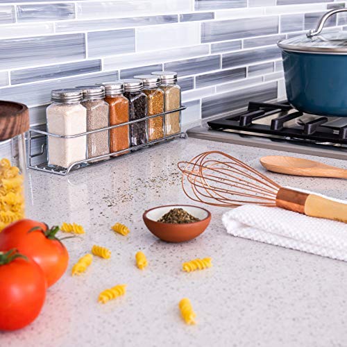 Better Houseware 1464.6 Spice Shelf, Chrome, 11-1/4 in L, 3 in W, 2-1/4 in H - 3