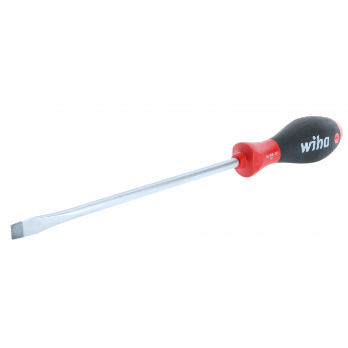 Wiha 30235 Softfinish Screwdriver, 0.393 in Drive, Slotted Drive, 12.8 in OAL, 8 in L Shank, Cushion-Grip Handle - 5