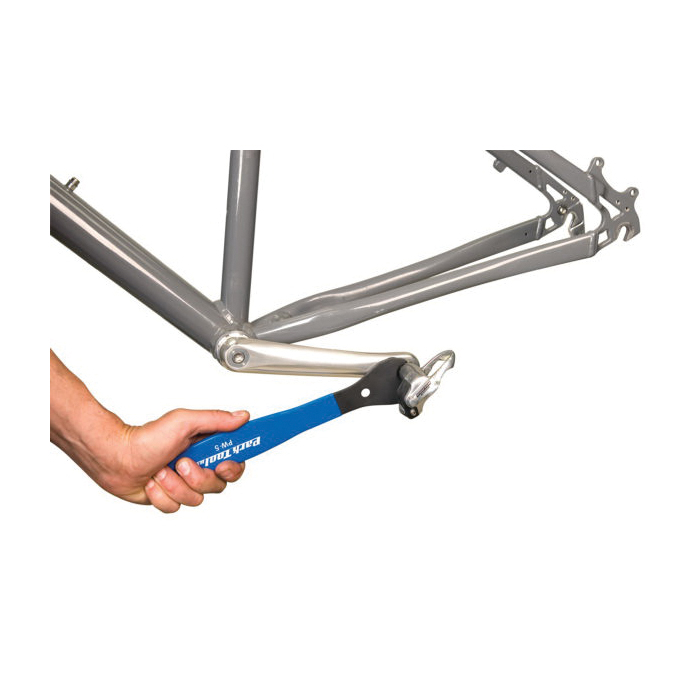 Park Tool PW-5 Home Mechanic Pedal Wrench, Steel/Vinyl, Black/Blue - 3