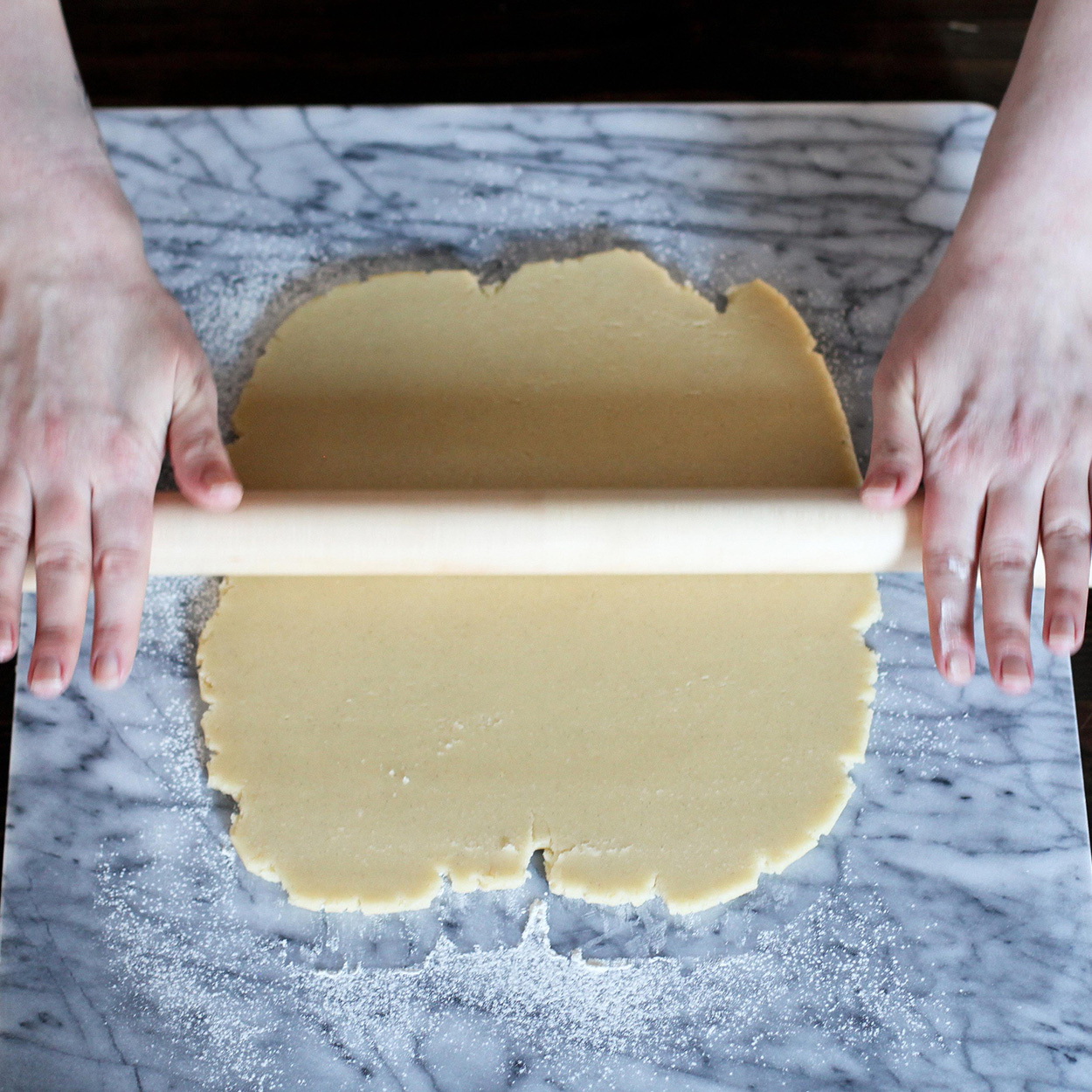 JK Adams LOVELY-3 Rolling Pin, 1/8 in Dia, 24 in OAL, Hardwood - 3