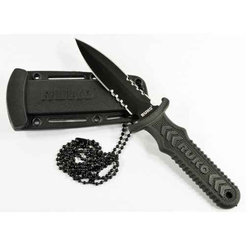 Ruko RUK0097-CS Knife, 3 in L Blade, Stainless Steel Blade, Nylon Handle, 6-3/8 in OAL - 2