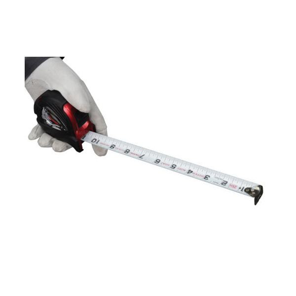 Tajima G-PLUS GP Series GP-25BW Tape Measure, 25 ft L Blade, 1 in W Blade, ABS Case - 3
