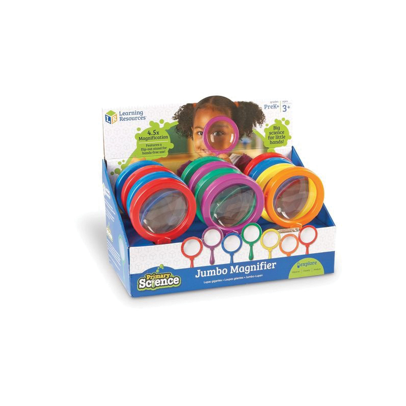 Learning Resources LER 2775 Jumbo Magnifier Toy, 3 to 7 years, Plastic - 3
