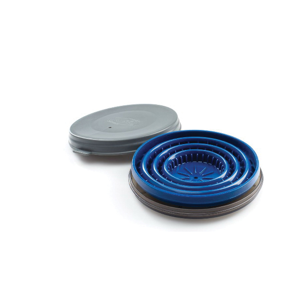 GSI 79482 Collapsible JavaDrip, Polypropylene/Silicone, Blue, Sturdy Handle - 4