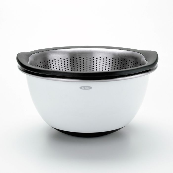 Good Grips 1134600 Colander, 3 qt Capacity, Stainless Steel - 4