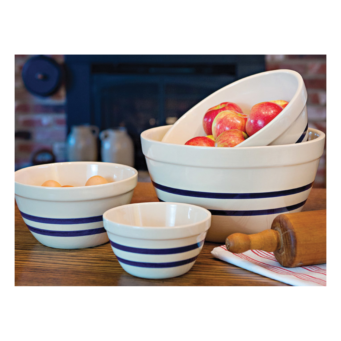 Ohio Stoneware 02658 Shoulder Bowl, 16 Cup Capacity, 11 in Dia - 2