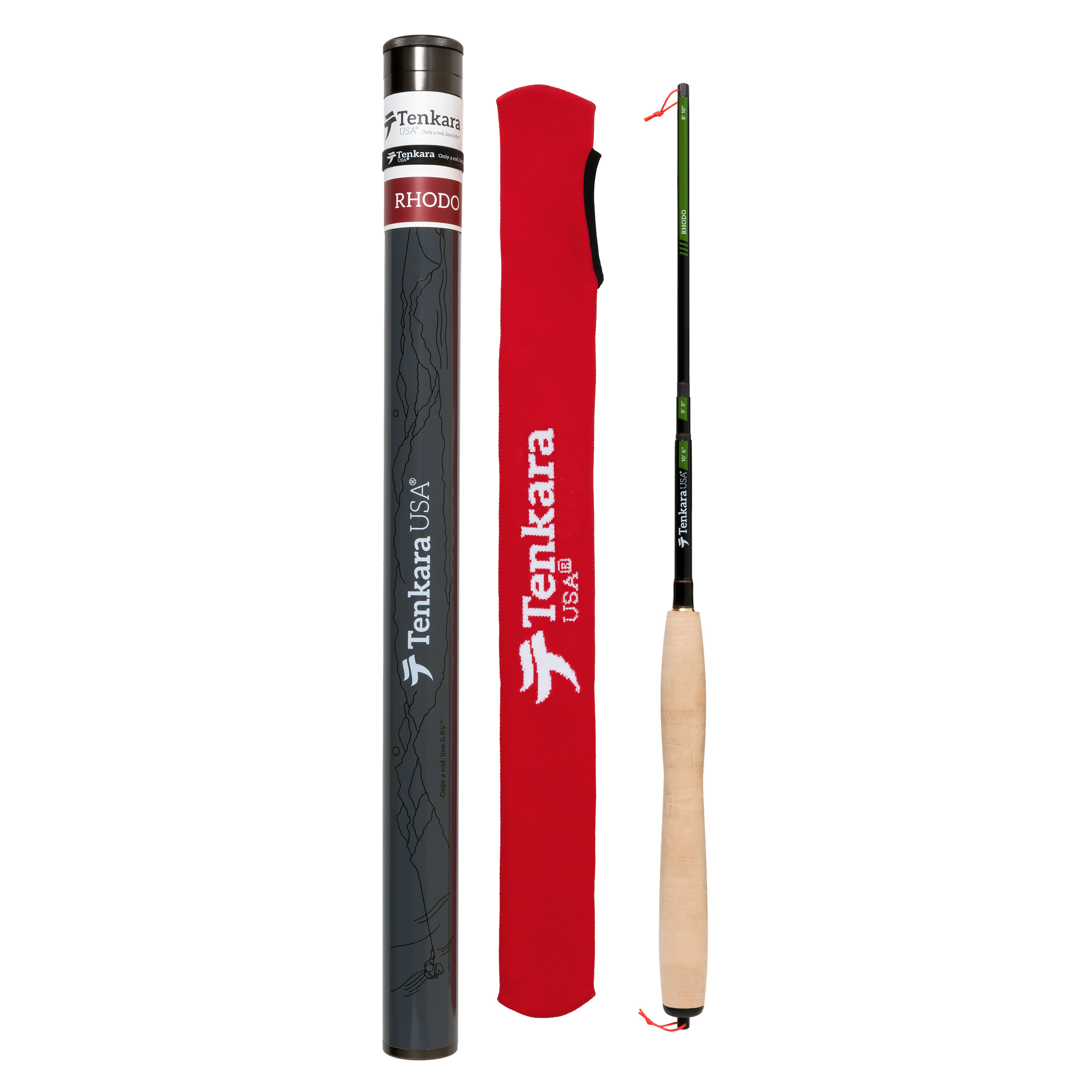 Tenkara RHODO Triple Zoom Fishing Rod, 10 ft 6 in OAL - 4